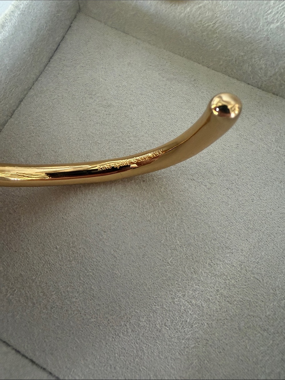 kate spade Gold Knot Open Cuff Bracelet - Picture 4 of 4